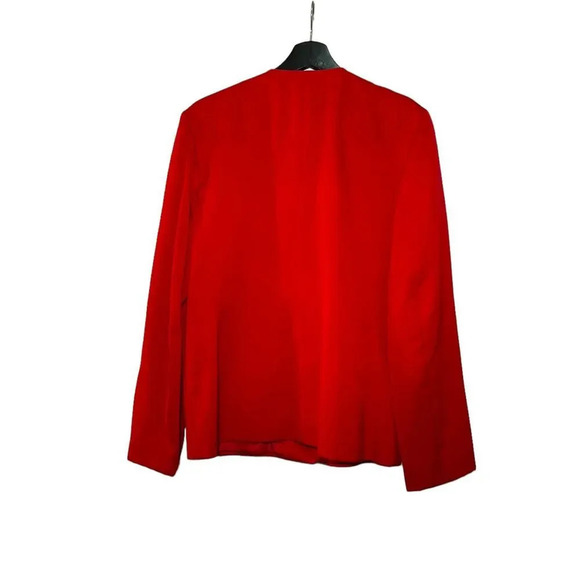 Louis Feraud Red black Blazer - Picture 2 of 5